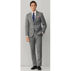 Vestit luxe cashmere i seda gris antracita