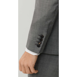 Vestit luxe cashmere i seda gris antracita