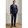Vestit exclusiu lli italià premium blau mitjanit