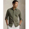 Camisa premium lli italià o  vicunya, beix o verd oliva