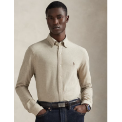 Camisa premium lli italià o  vicunya, beix o verd oliva