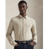 Camisa premium lli italià o  vicunya, beix o verd oliva