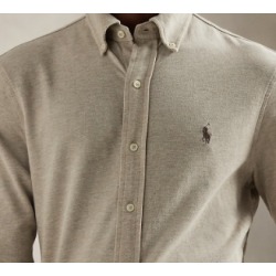 Camisa premium lli italià o  vicunya, beix o verd oliva