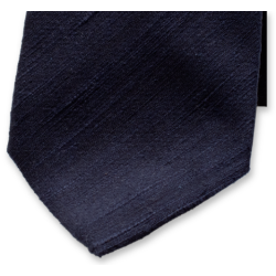 Corbata seda natural 100% o cotó, blau marí o blanc