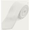 Corbata seda natural 100% o cotó, blau marí o blanc