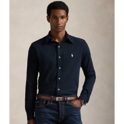 Camisa de seda natural o cotó egipsi blau marí o blanc