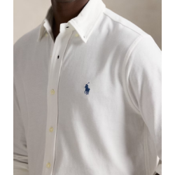 Camisa de seda natural o cotó egipsi blau marí o blanc