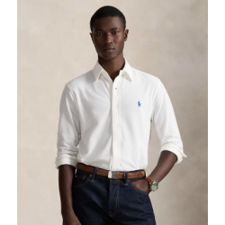 Camisa de seda natural o cotó egipsi blau marí o blanc