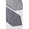 Corbata ratlles diagonals o corbata llisa , gris o plata