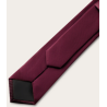 Corbata microdibuix o llisa granat o vermella.